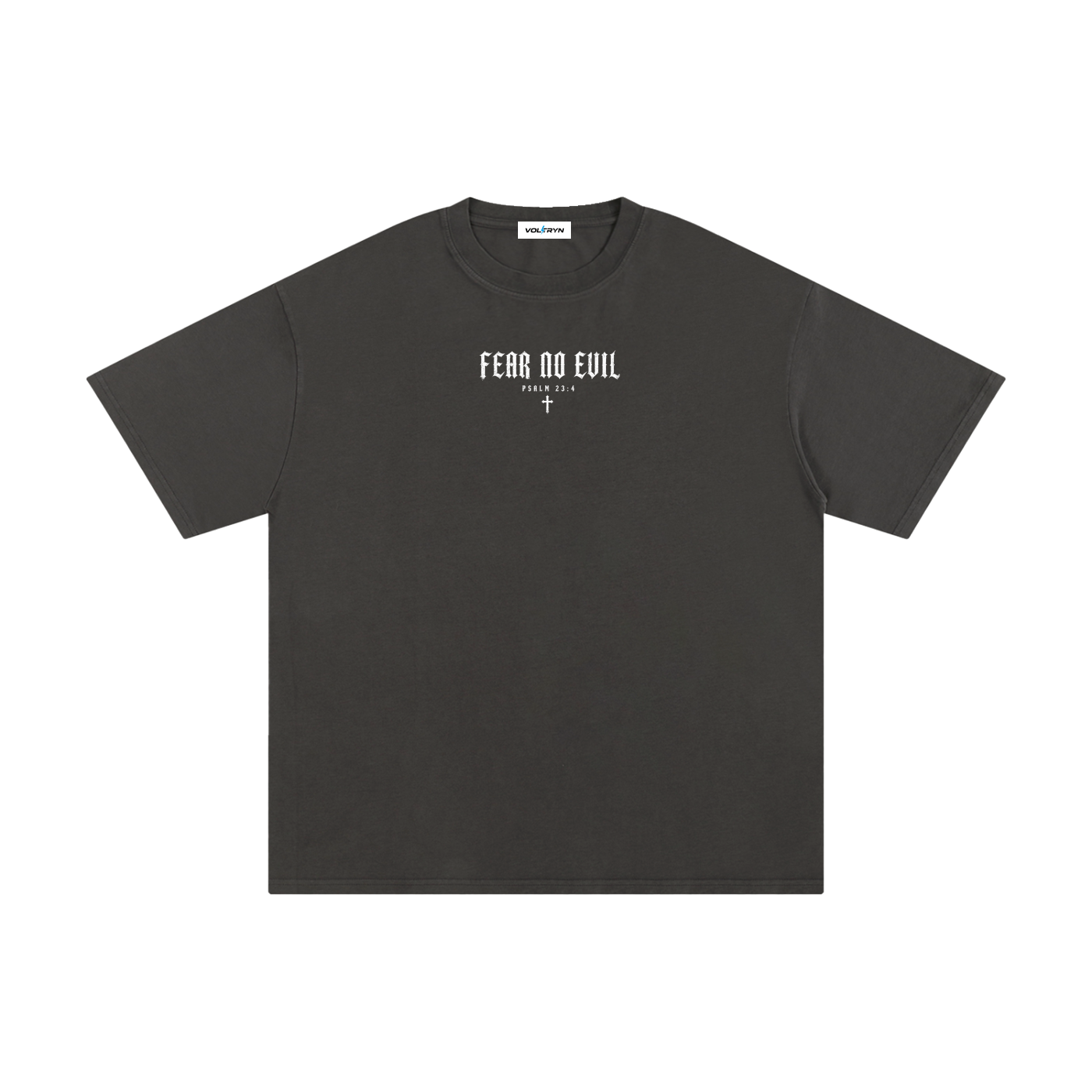 Fear No Evil Psalm 23:4 Christian Tee