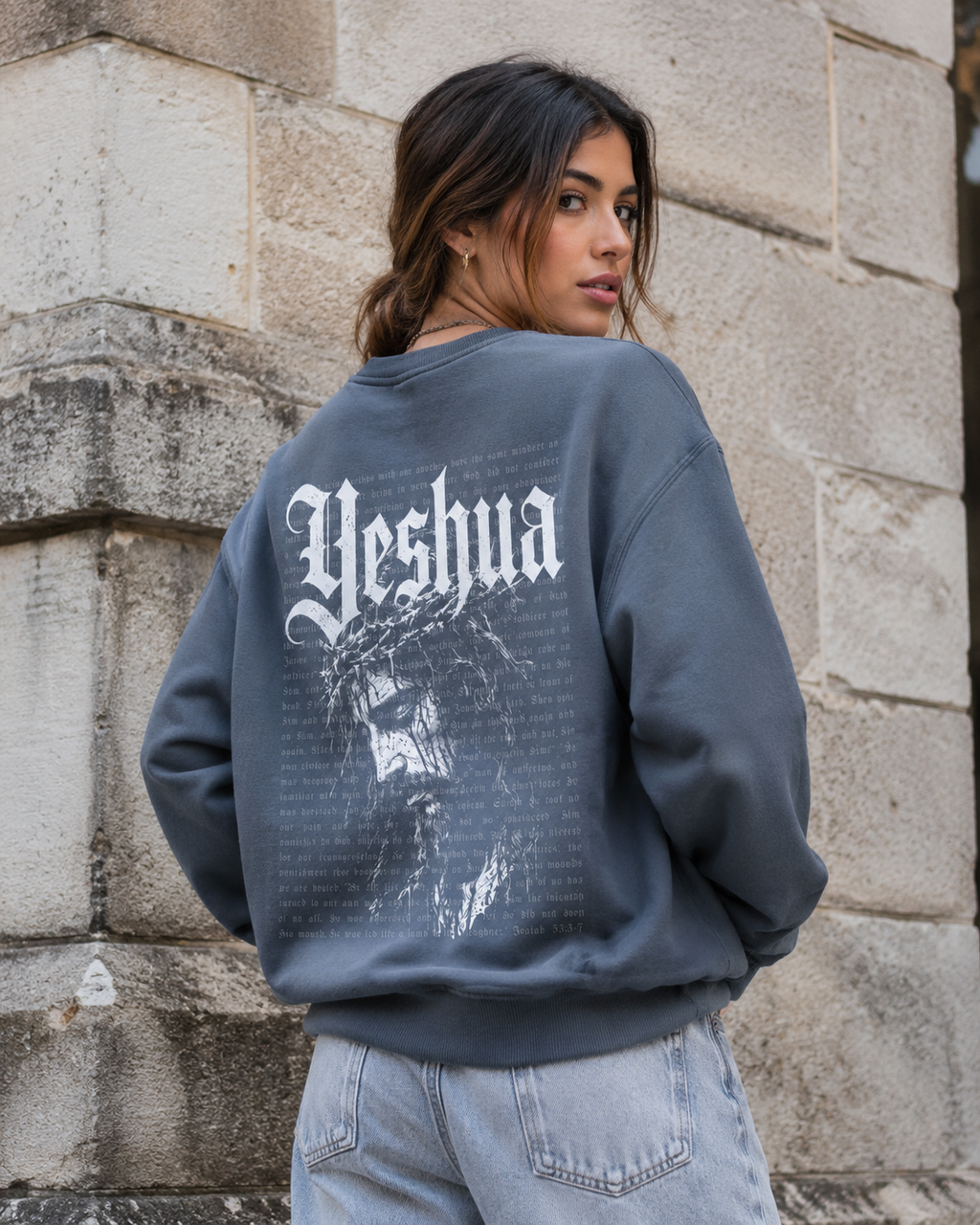 Yeshua Christian Crewneck Sweatshirt