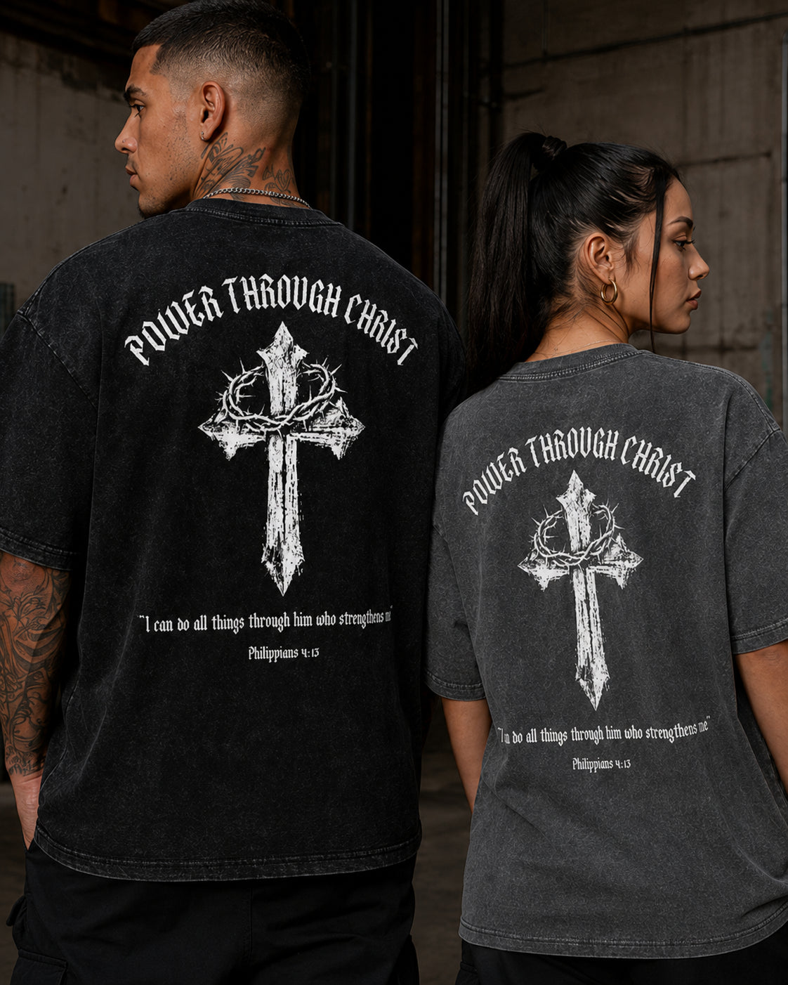 Voltryn “Power Through Christ”  Unisex Tee