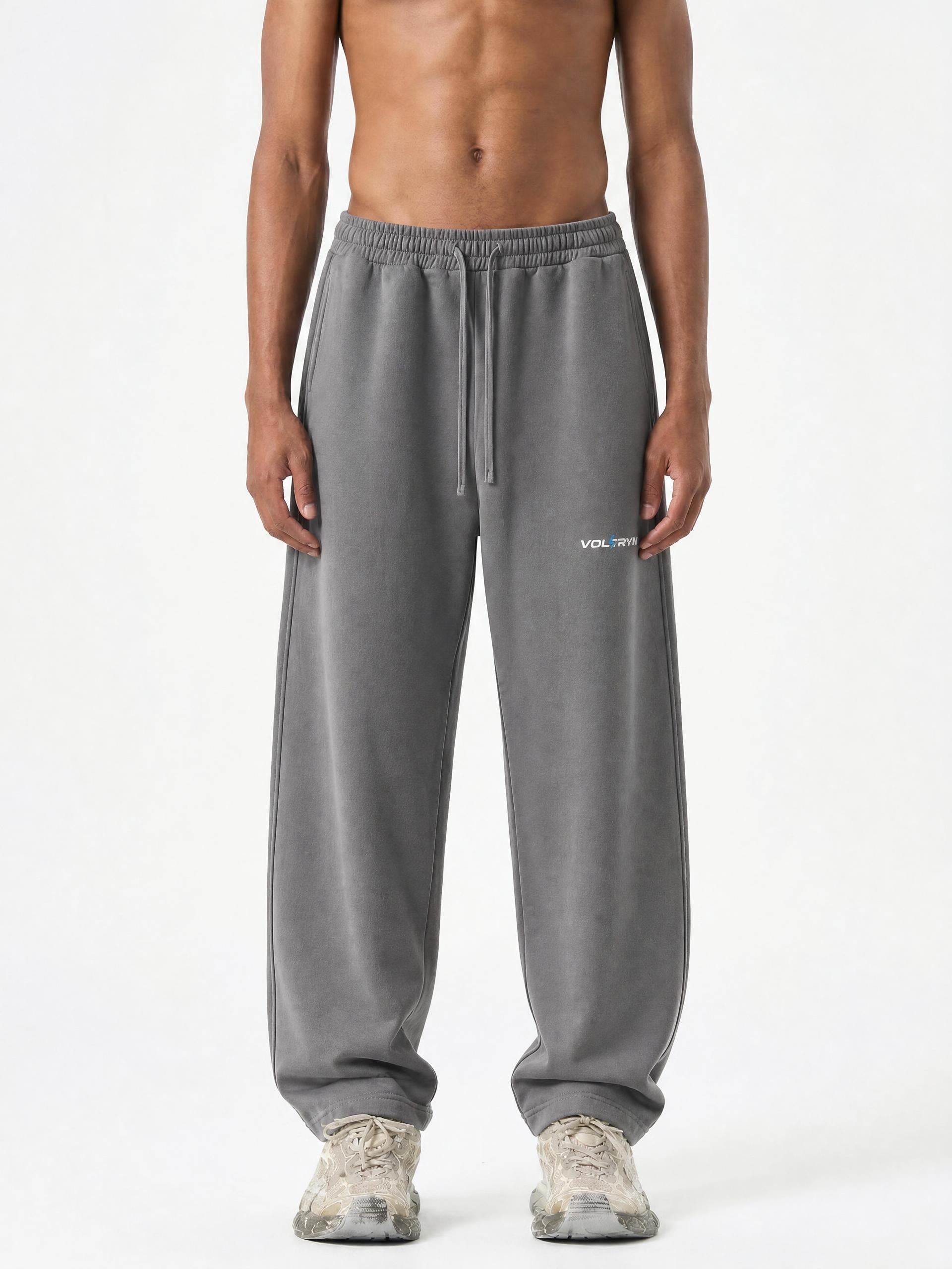 Voltryn Frayed Straight-Leg Sweatpants