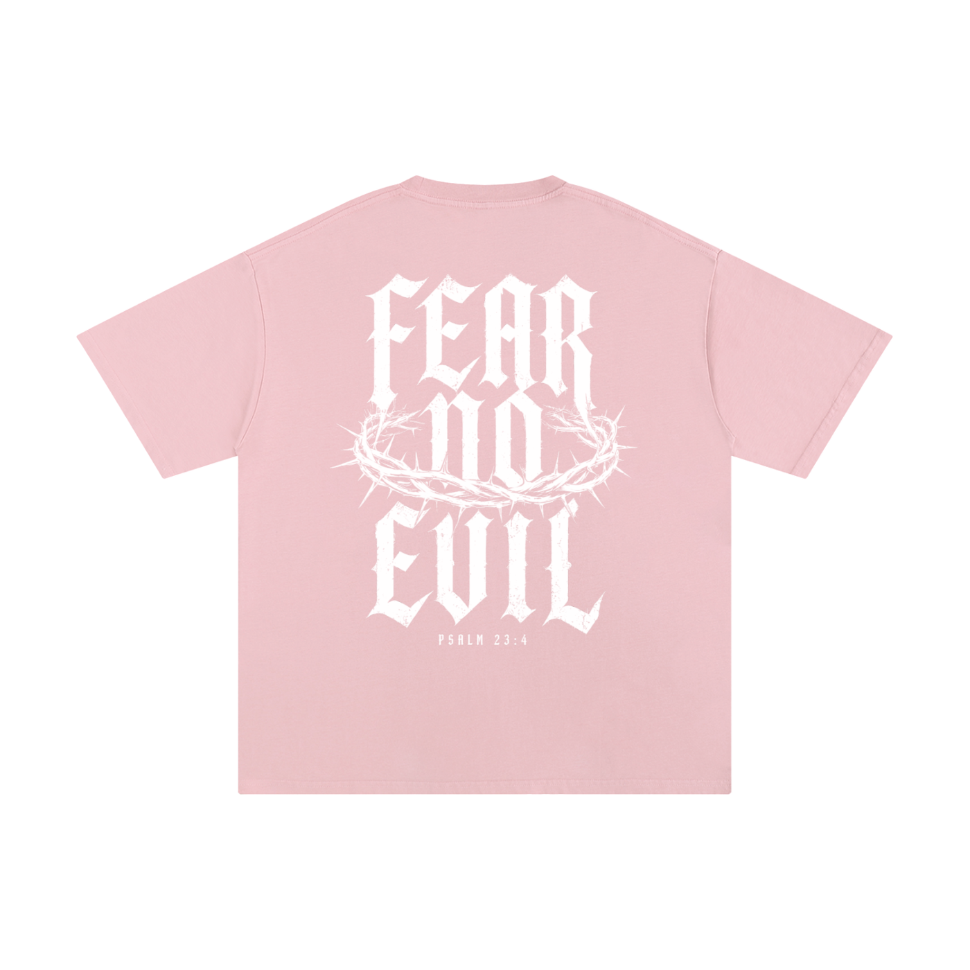 Fear No Evil Psalm 23:4 Christian Tee