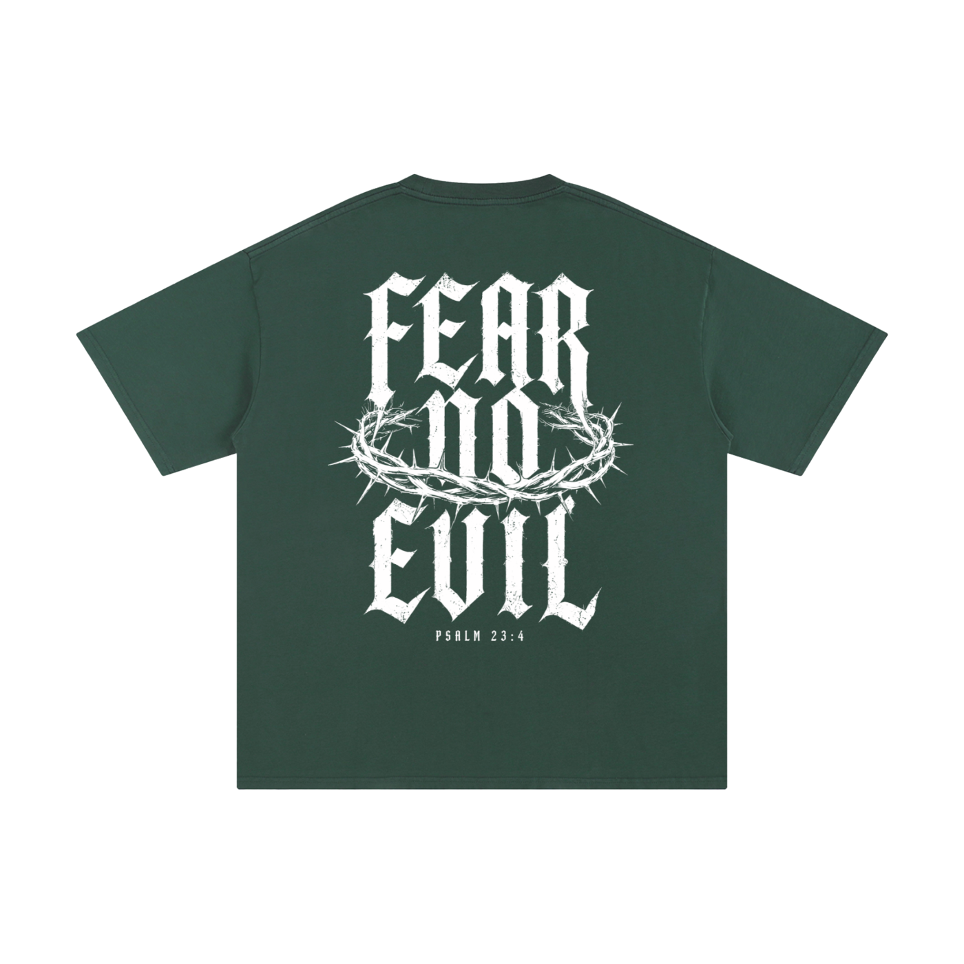 Fear No Evil Psalm 23:4 Christian Tee