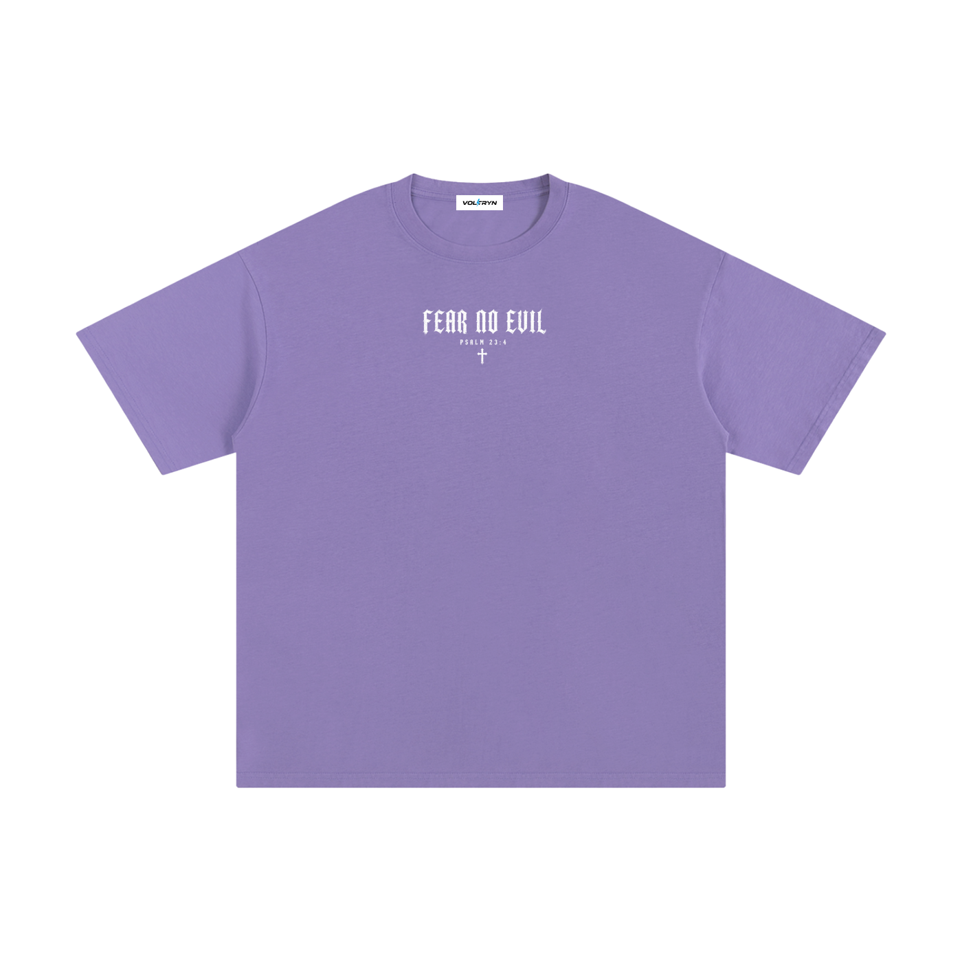 Fear No Evil Psalm 23:4 Christian Tee