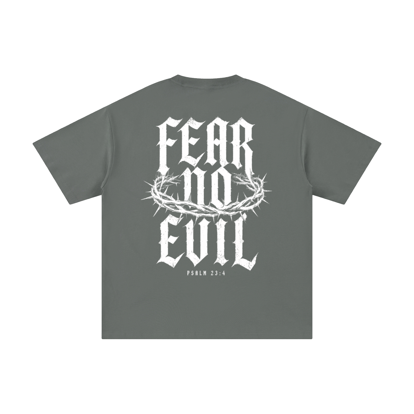 Fear No Evil Psalm 23:4 Christian Tee