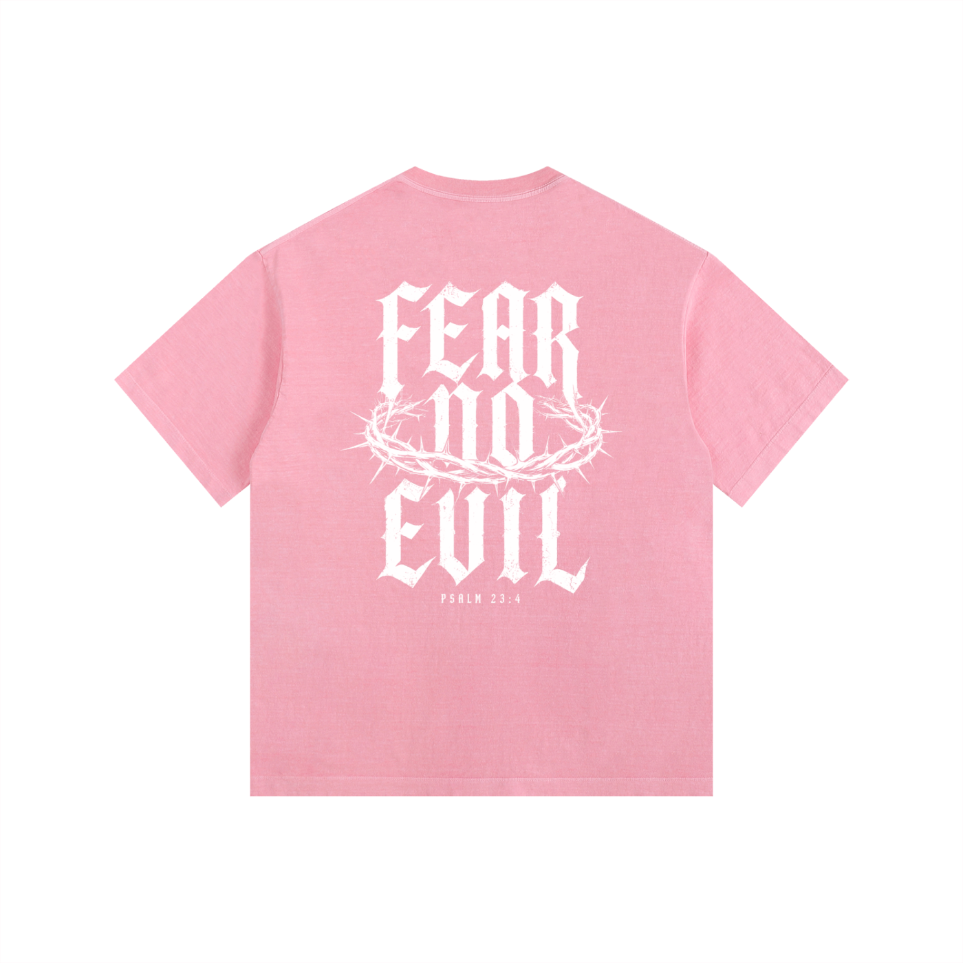 Fear No Evil Psalm 23:4 Heavyweight Washed Tee