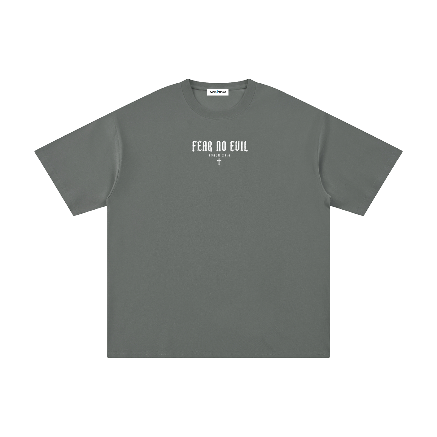 Fear No Evil Psalm 23:4 Christian Tee