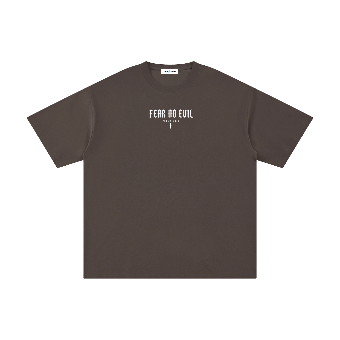 Fear No Evil Psalm 23:4 Christian Tee