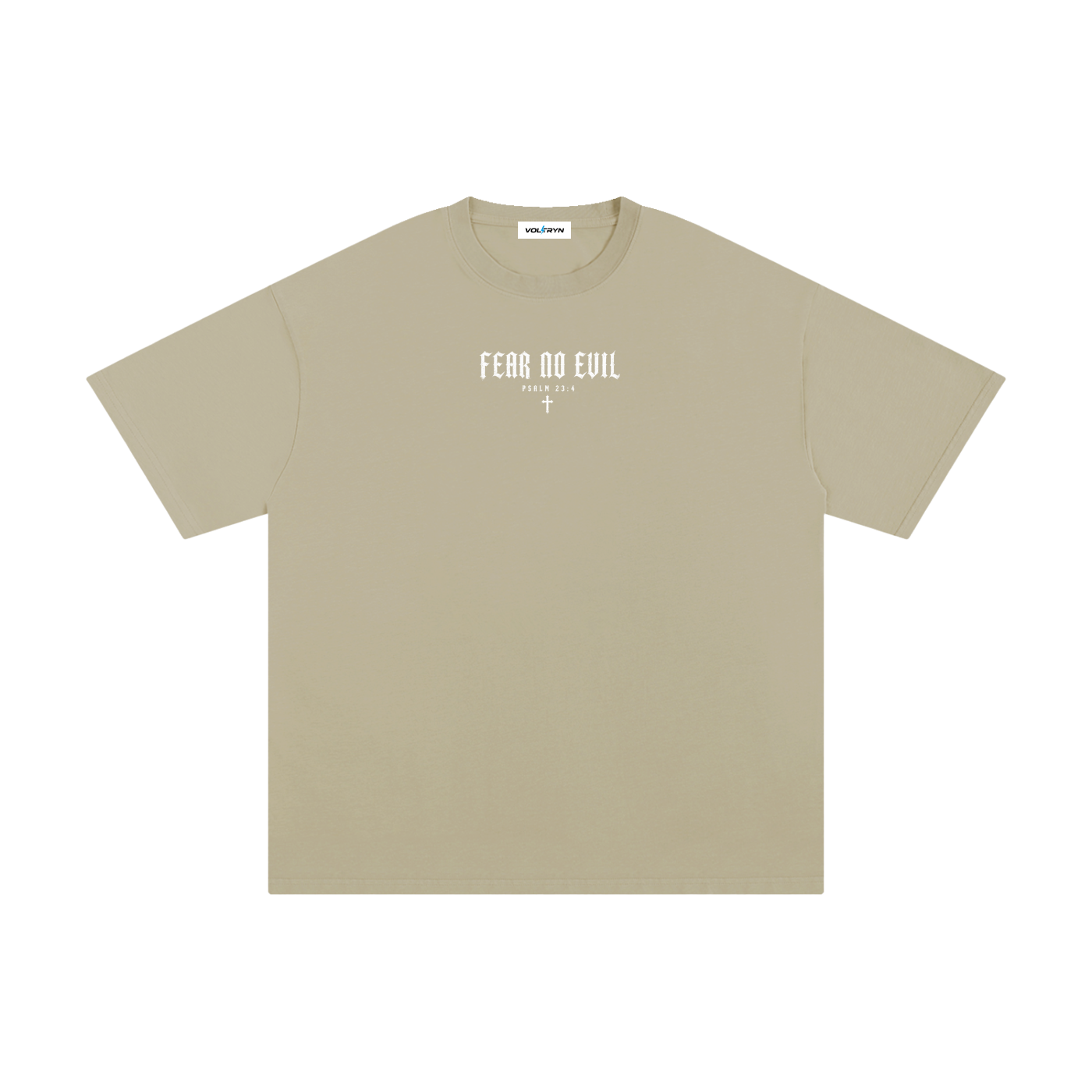 Fear No Evil Psalm 23:4 Christian Tee