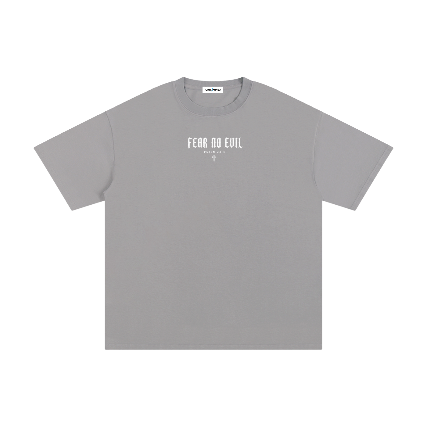 Fear No Evil Psalm 23:4 Christian Tee