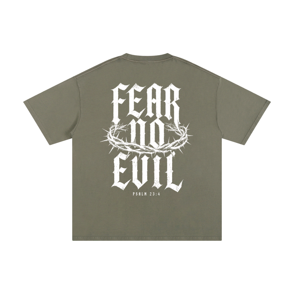 Fear No Evil Psalm 23:4 Christian Tee