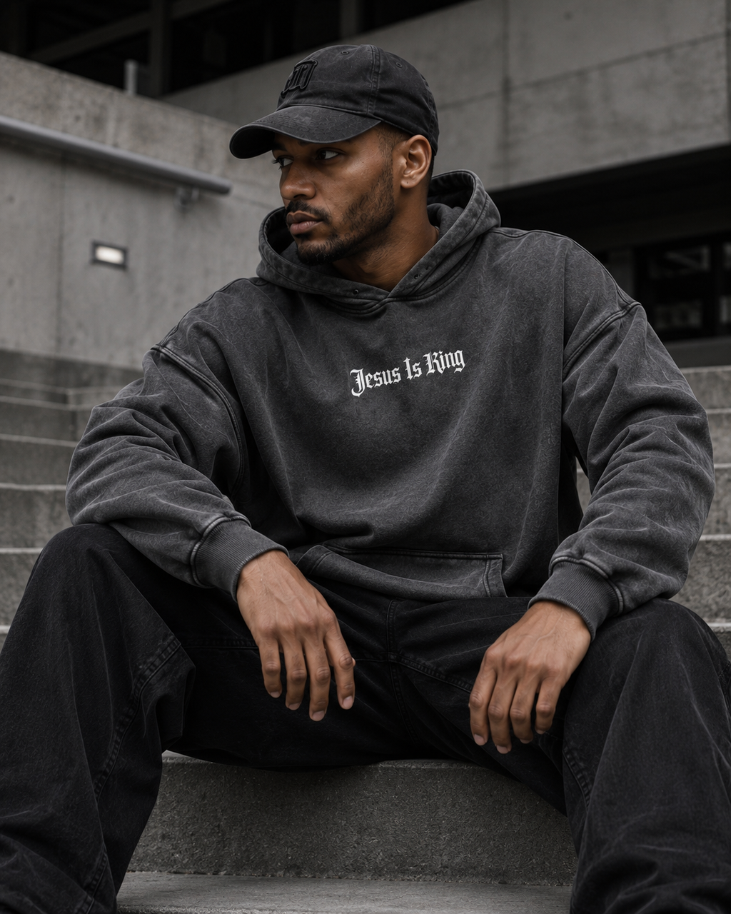Yeshua Oversized Christian Hoodie