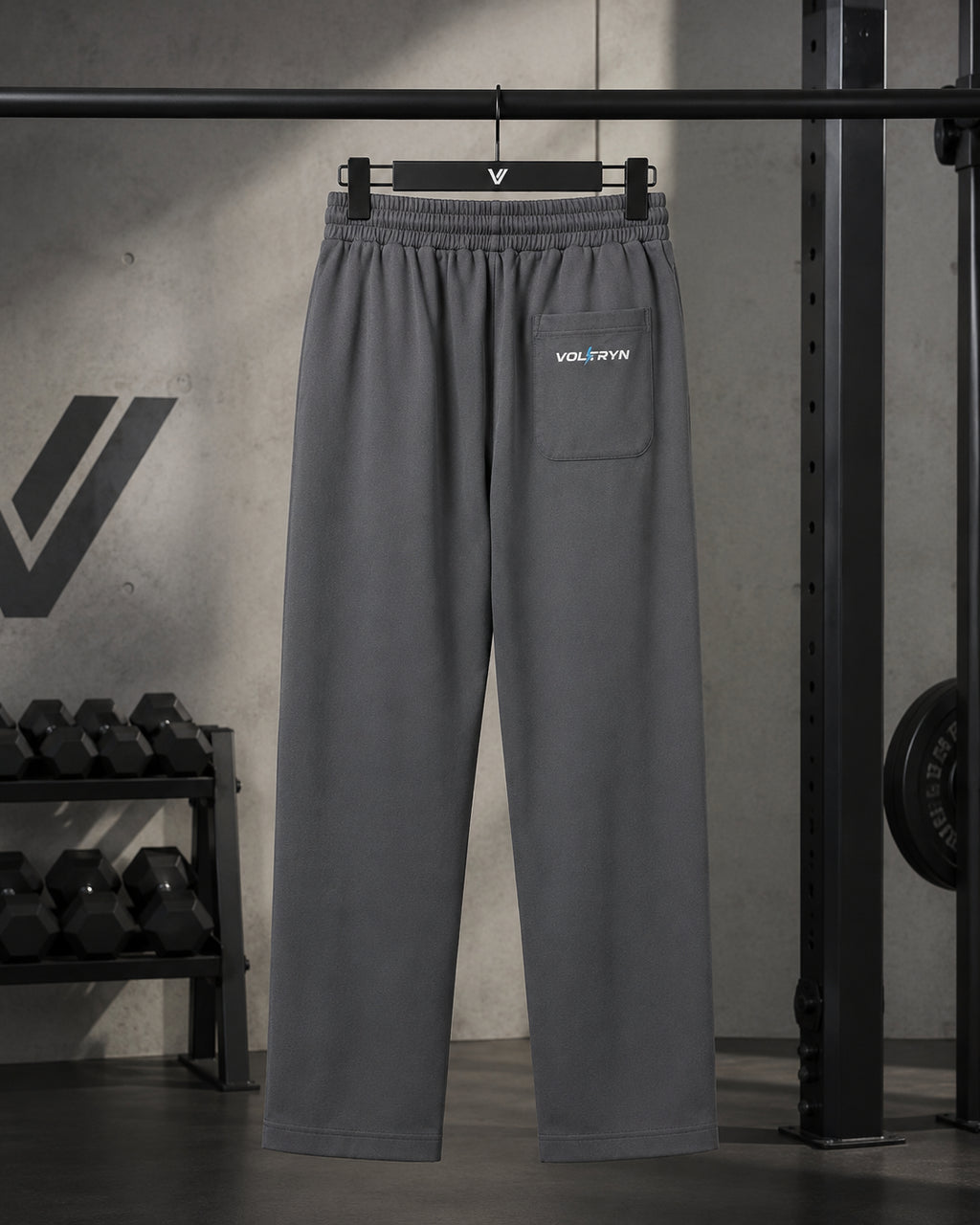 Voltryn Unisex Reflective Straight-Leg Sweatpants