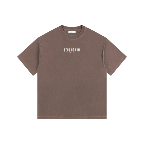 Fear No Evil Psalm 23:4 Heavyweight Washed Tee