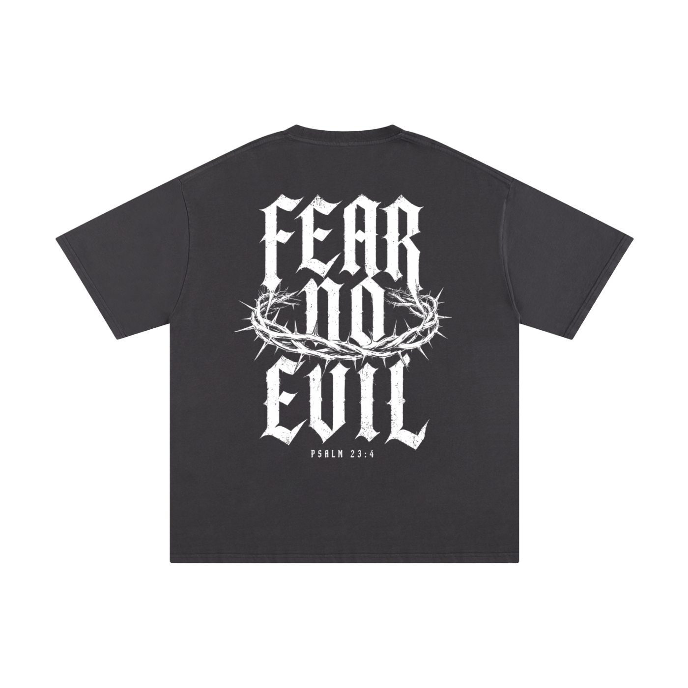 Fear No Evil Psalm 23:4 Christian Tee