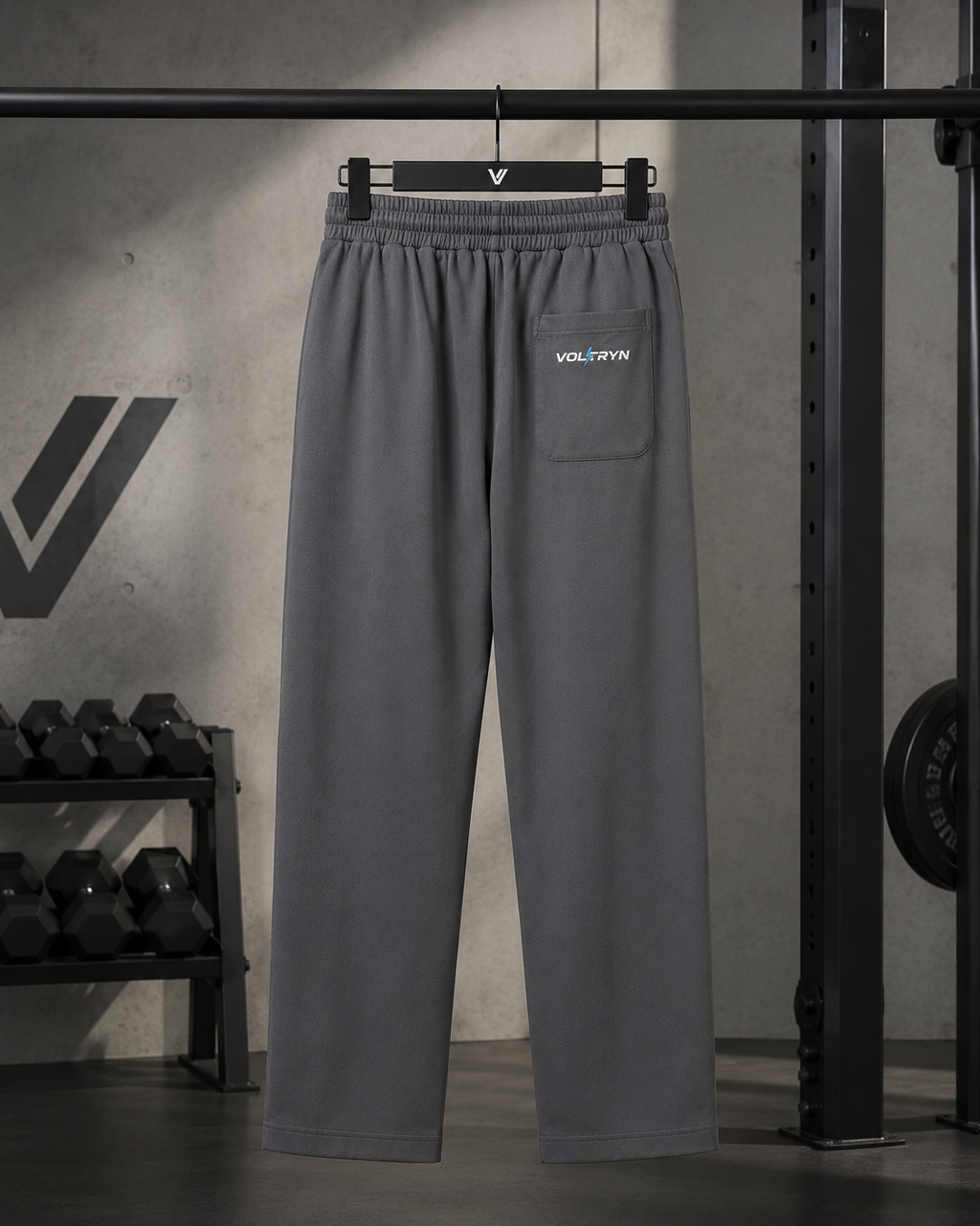 Voltryn Unisex Reflective Straight-Leg Sweatpants