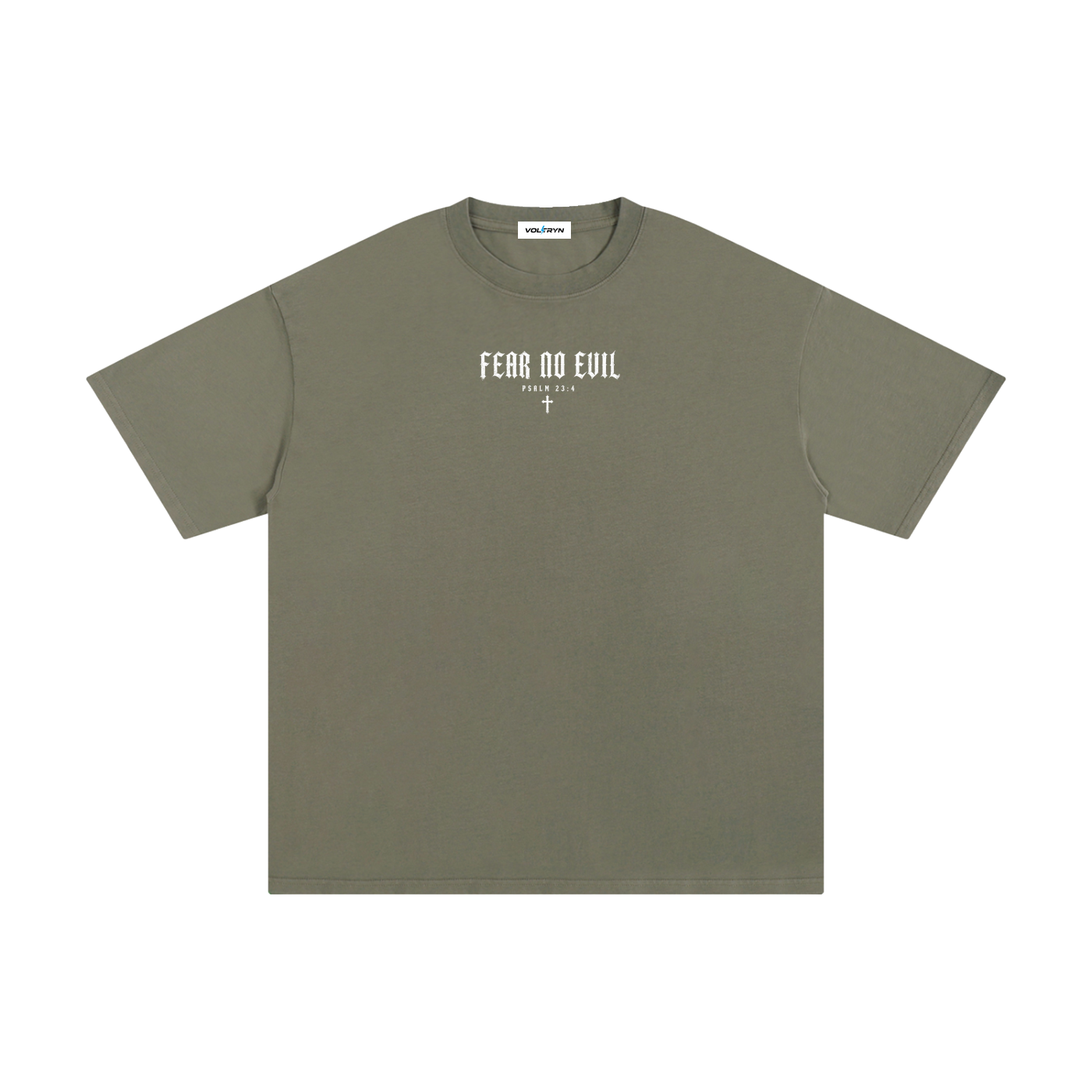 Fear No Evil Psalm 23:4 Christian Tee