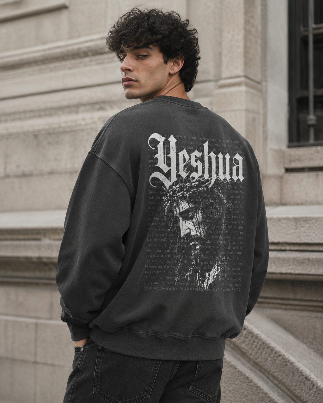 Yeshua Christian Crewneck Sweatshirt