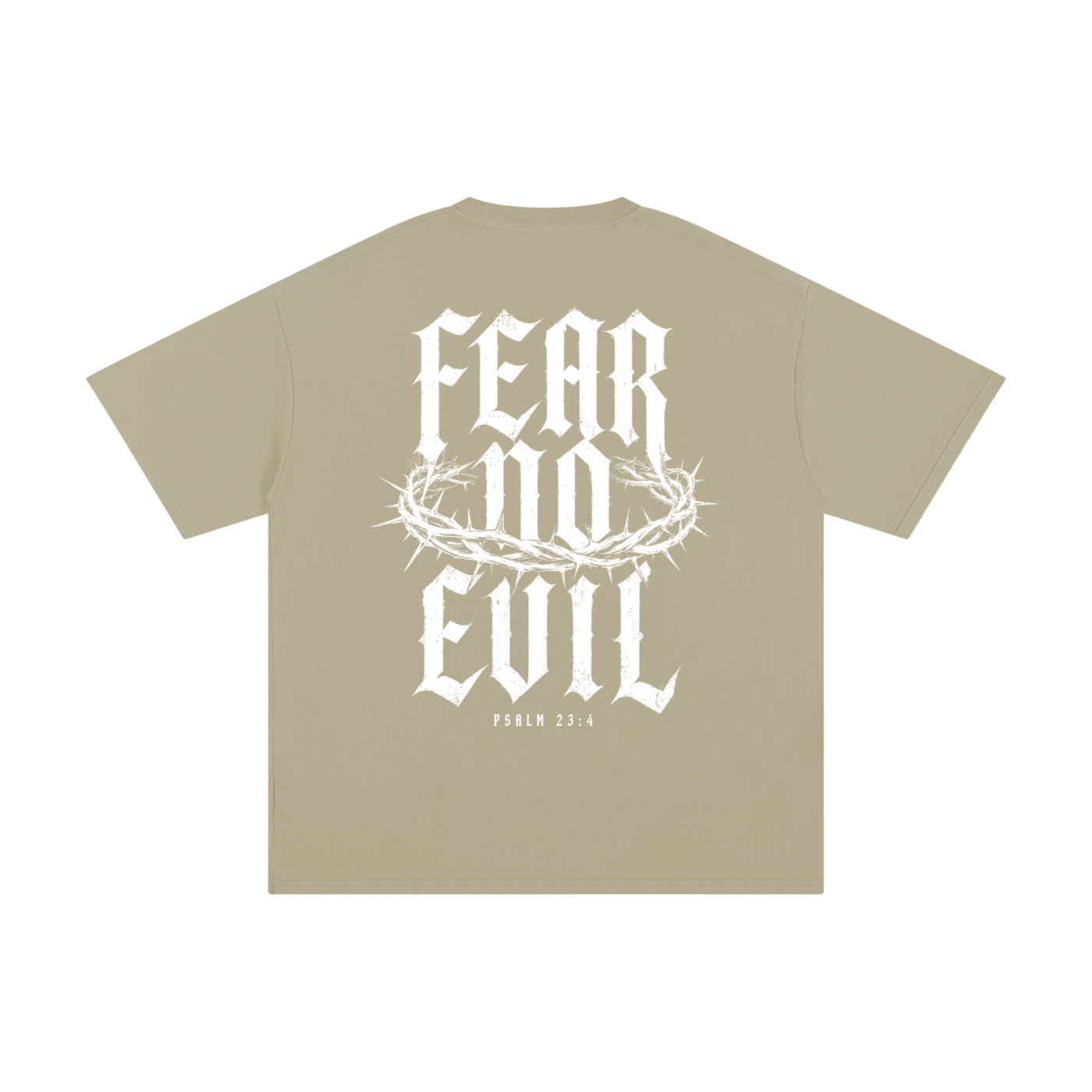 Fear No Evil Psalm 23:4 Christian Tee