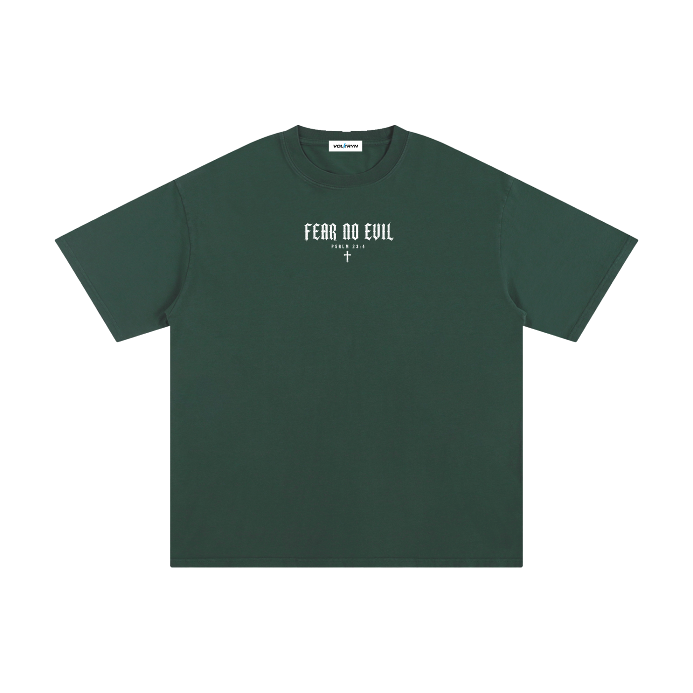 Fear No Evil Psalm 23:4 Christian Tee