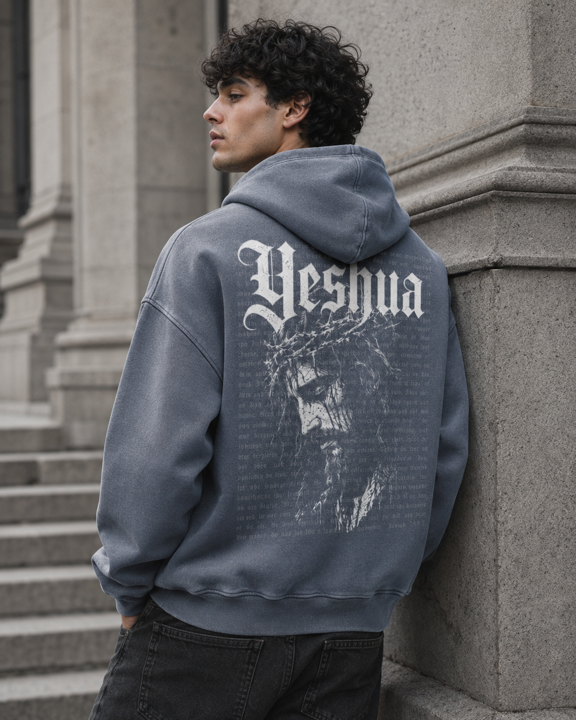 Yeshua Oversized Christian Hoodie
