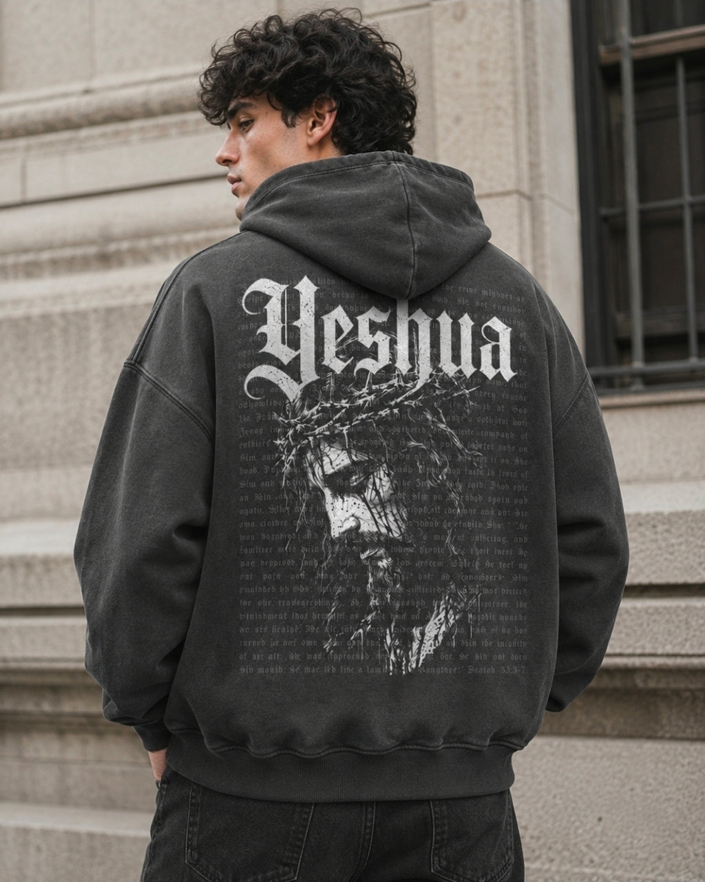 Yeshua Oversized Christian Hoodie
